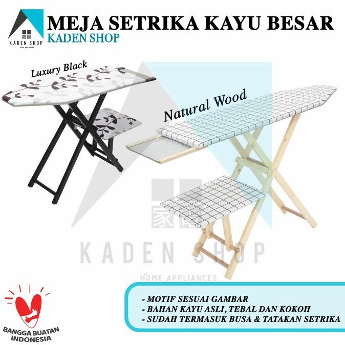 Meja Setrika / Meja Strika / Meja Sterika / Meja Seterika Kayu Besar