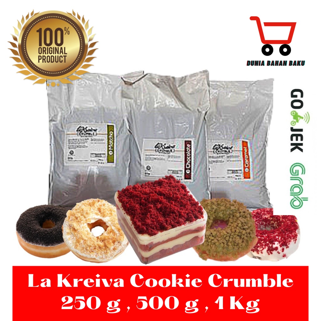 La Kreiva Cookie Crumble Crumb Topping kemasan 500 g