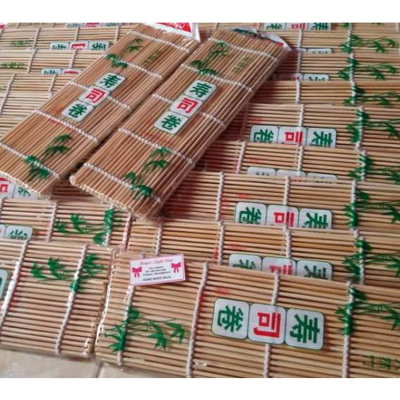 

6.6 Promo >> Paket sushi nori 10 lembar bambu bahan bento dry seaweed halal murah