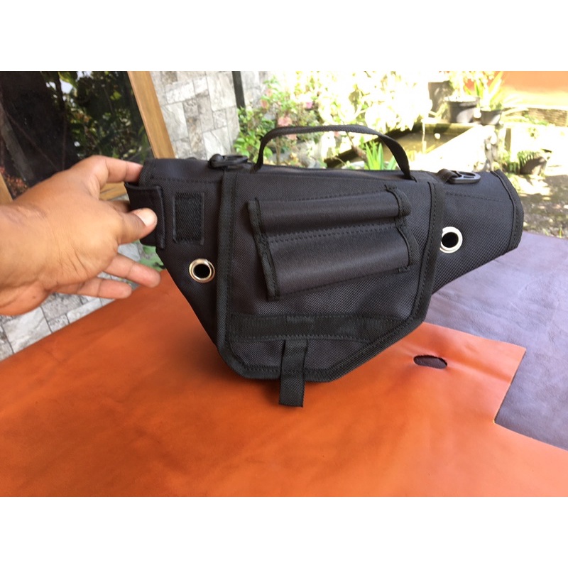tas ayam hutan/ kiso ayam hutan/ warna hitam cordura