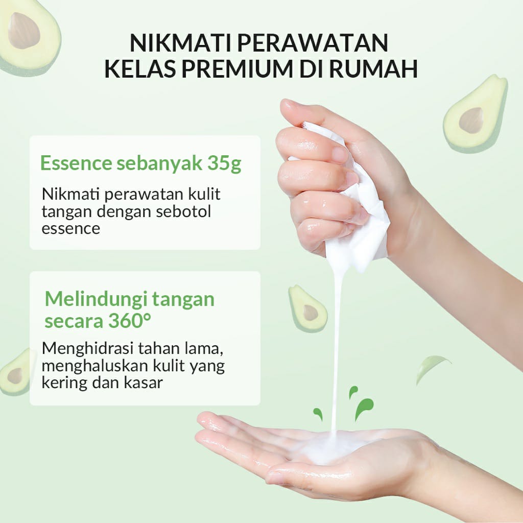 BIOAQUA Niacinamide Brightening Moisturizing Hand Mask 35g Masker Tangan Untuk Memutihkan