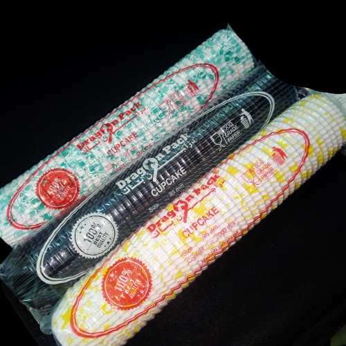 [1000pcs] Cake Case Dragon Black | Cake Cases Dragon Motif | Cases Cup Cake 9,5"