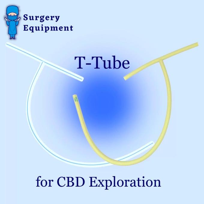 T-Tube Drainage Tube Disposable Latex & Silicone