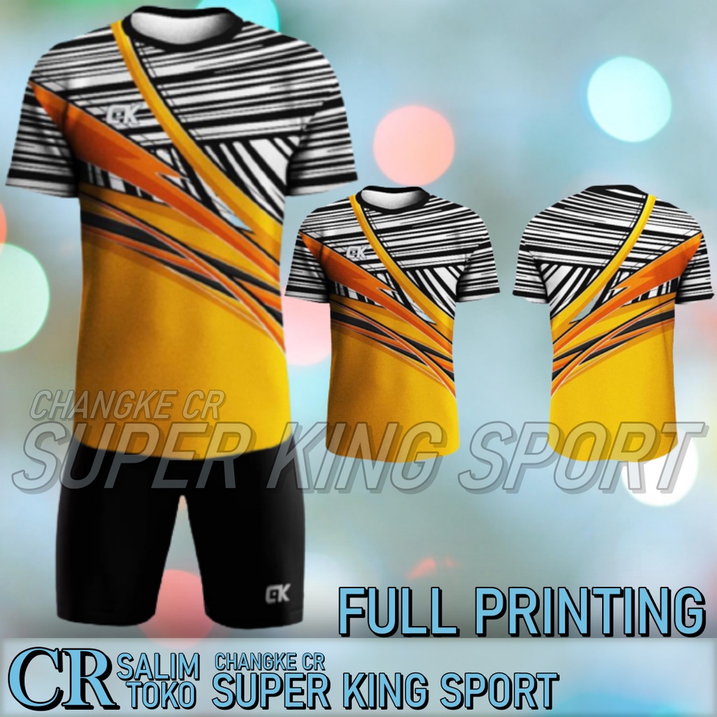 Baju Olahraga Terbau  Full Printing Jersey Badminton Pria dan Wanita SIZE M L XL Sport Untuk Semua O