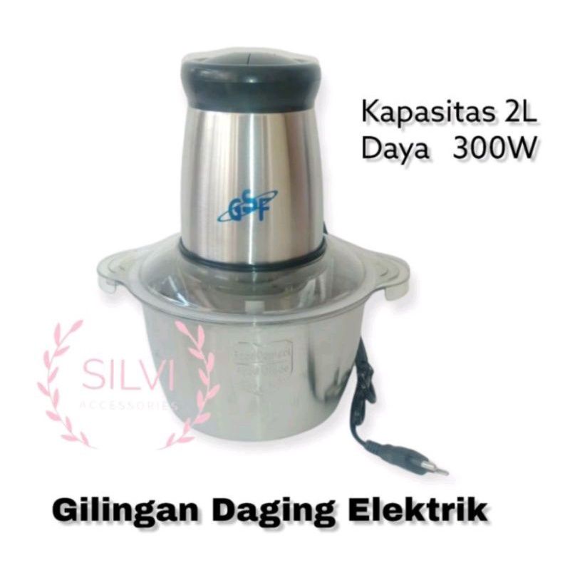 Alat penggiling daging blender bumbu &amp; daging | Food processor electrik meat chopper