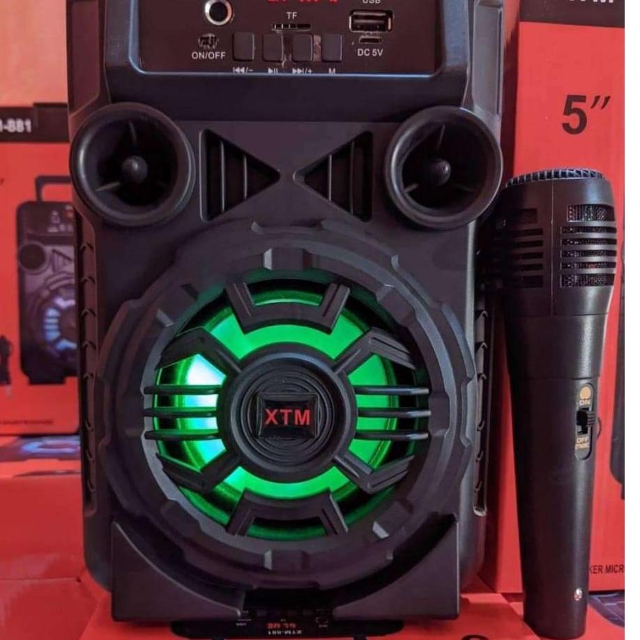 Langsung Kirim BUKITGOMBAKSTORE-SPEAKER BLUETOOTH XTM 881 FREE MIC EXTRA BASS TERMURAH DAN TERBARU