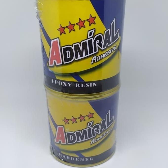 ADMIRAL Lem Epoxy 2 komponen Resin-Hardener Adhesive