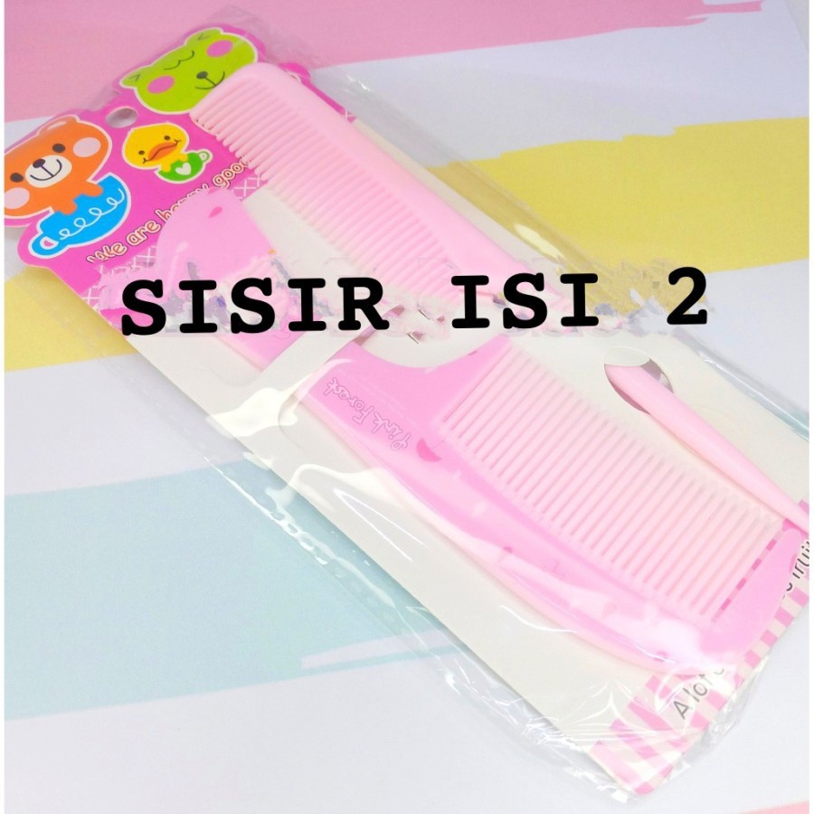 Nama - sisir Karakter mini set isi 2 / hair com / sisir rambut anak