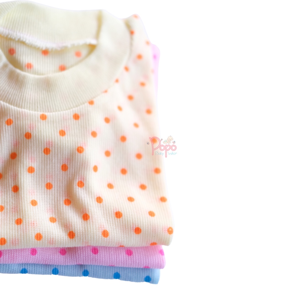 KAOS OBLONG BAYI/KAOS SETALI BAYI/ OBLONG BAYI MOTIF POLKADOT (ECERAN)