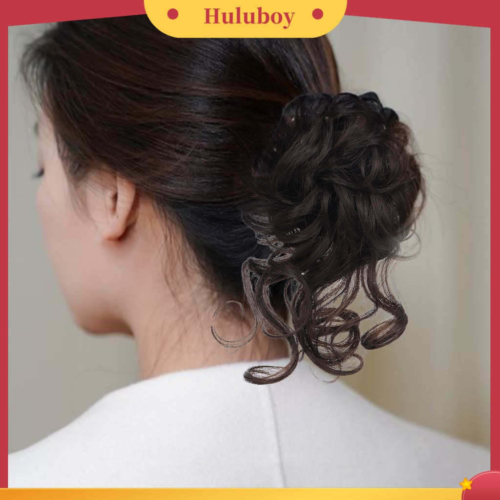 Wig Rambut Elastis Anti slip Breathable Tahan Panas Untuk Pesta