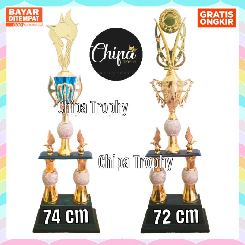 PIALA KAKI 2 TRIPLE MARMER
