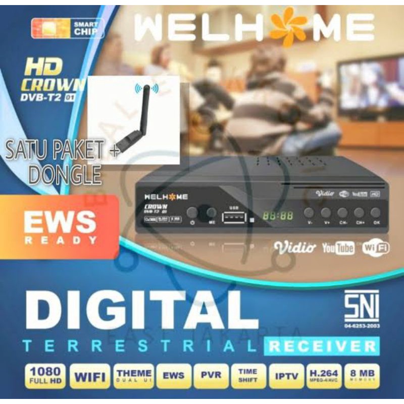 Set Top Box welhome T2-01 / Stb Murah / Set Top Box Murah / stb welhome / Set top box analog ke digital / set top box murah