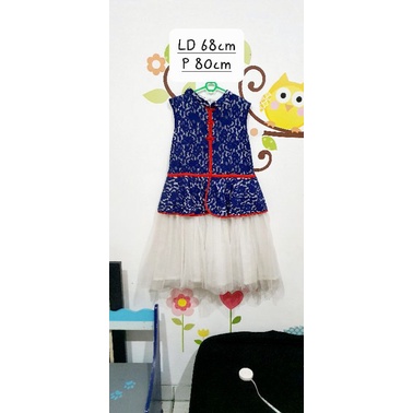 Preloved Cheongsam Qipao Dress Imlek anak Prospero size 11-12