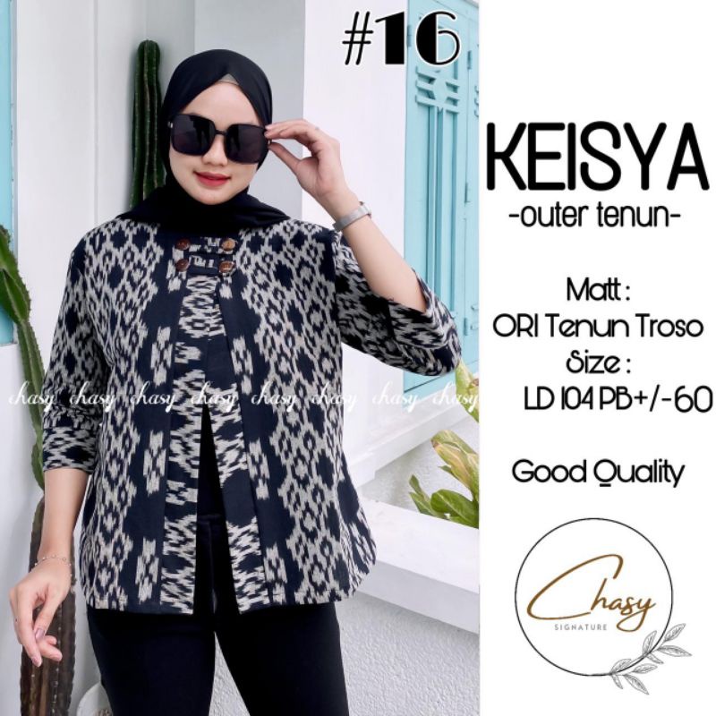 Outer Tenun Keisha Batik Solo Tuman