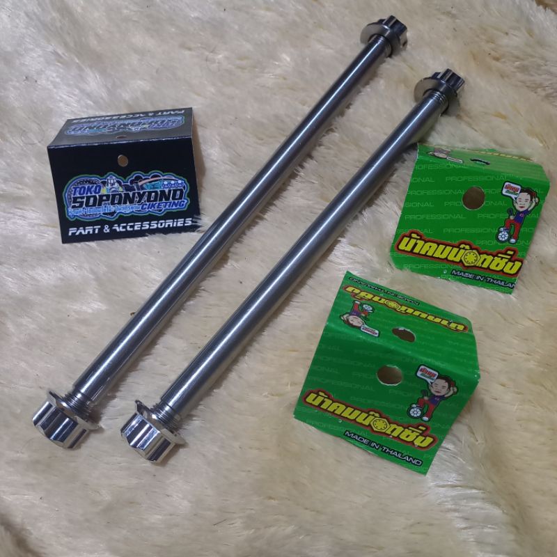 +✅𝗧𝗘𝗥𝗠𝗨𝗥𝗔𝗛 | AS RODA DEPAN BELAKANG ARM LONG KOTAK DKT NUI STAINLESS BY PAYU BY NUI RACING BY HENG O