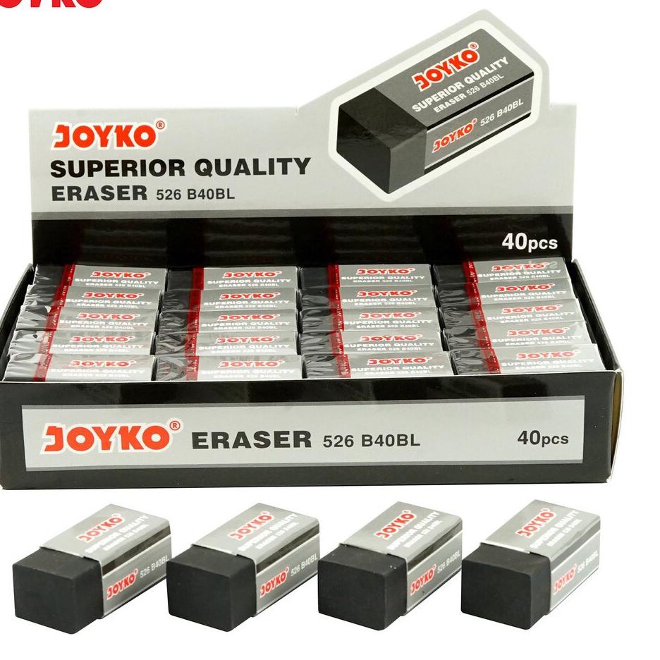 

✮✮ (BAYAR DI TEMPAT) PROMO Joyko Eraser / Penghapus 526-B40BL / 1 Box 40 Pcs