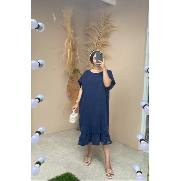 Dress viral crinckle jumbo