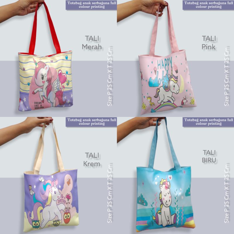 TOTEBAG ANAK SERBAGUNA FULL COLOR PRINTING