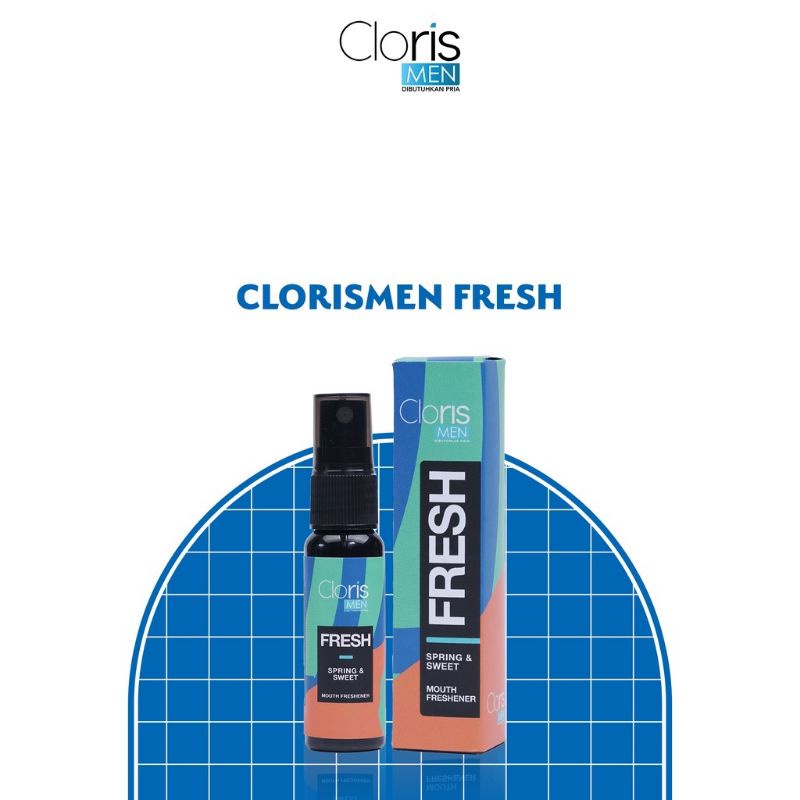 Spray Penyegar Mulut Fresh Mouth ClorisMen Anti Bau Mulut Nafas Segar Cloris Fresh Spray Ori BPOM