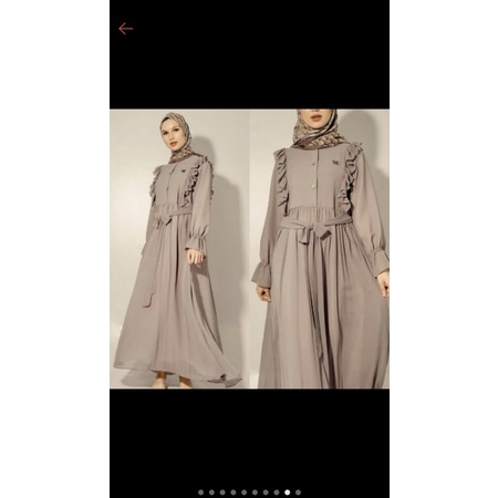 Adsilla Dress - Light Grey - Vivi Zubedi