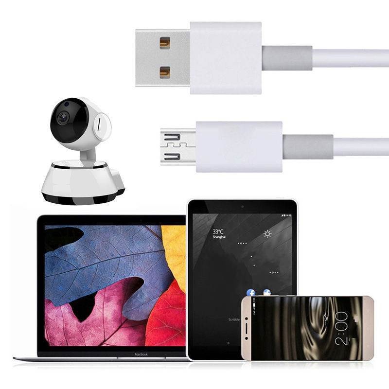Tahan Lama Menebal Kabel Pengisian Jalur Transfer Data Ponsel Universal Tablet Ponsel Aksesoris Dipanjangkan Putih Tipe C Kabel USB
