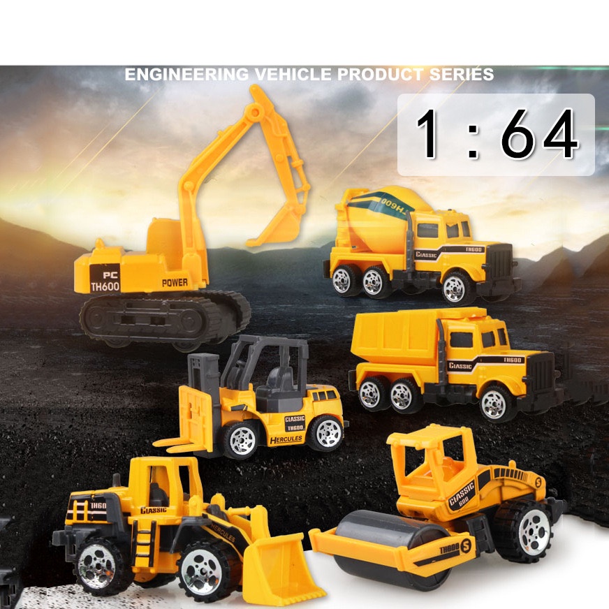 IMPOR MAINAN MOBIL DIECAST KONSTRUKSI EXCAVATOR MIXER DUMP TRUCK