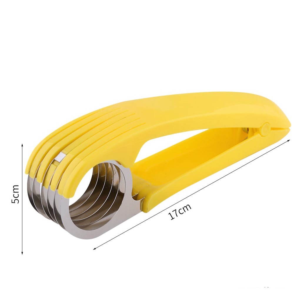 Banana Slicer/Pengiris Pisang/Pengiris Pisang Serbaguna Alat Pemotong Pisang, Timun, Sosis Multifungsi untuk Dapur / Alat Pengiris Pisang