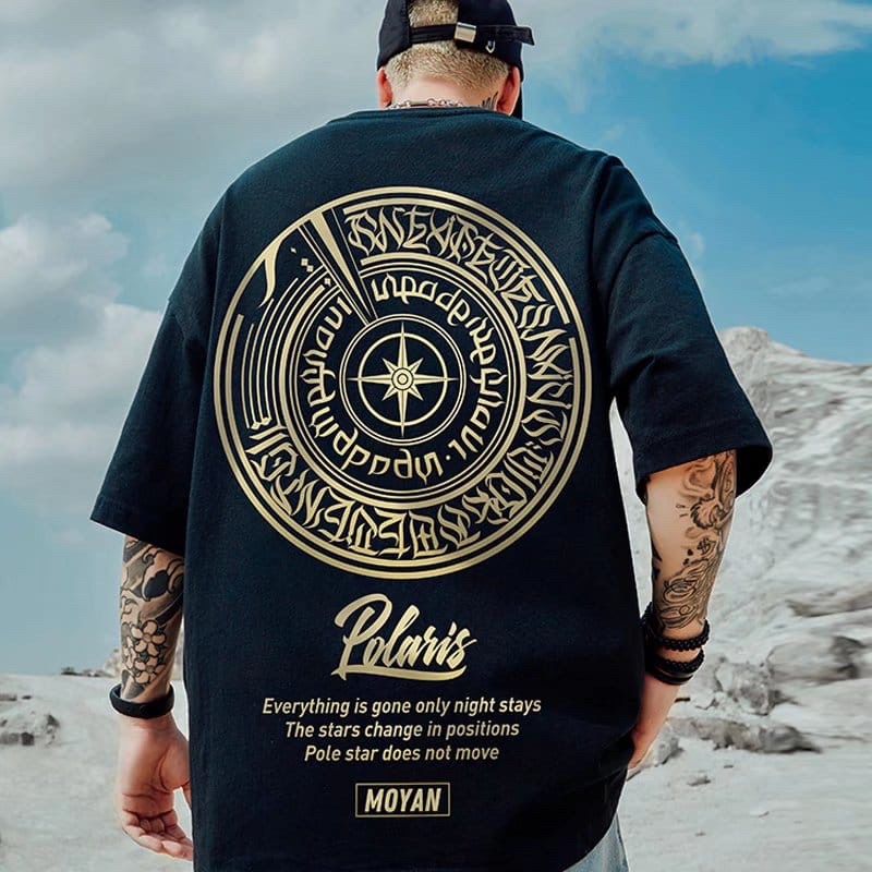 BAJU TSHIRT OVERSIZE KOREAN STYLE PRIA POLARIS ATASAN COWOK LENGAN PENDEK