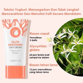 Gmeelan Gluta Whitening Lazy Cream/ Day Krim Lazy Cream