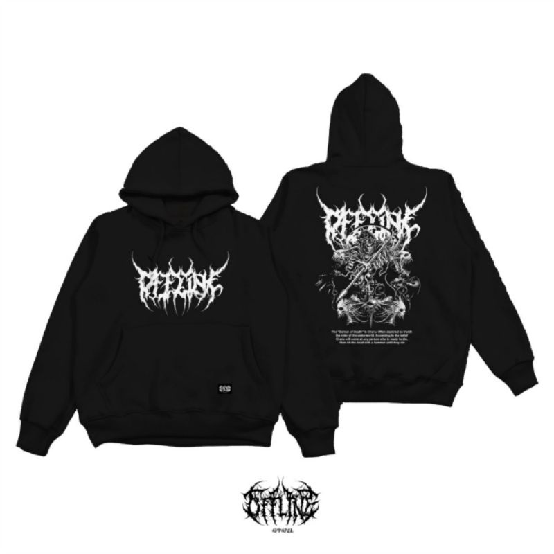 OFFLINE Hoodie Jumper DEMON KNIGHT / hoodie cowok cewek tebal ori / hoodie kece aesthetic / hoodie cowok cewek keren / hoodie cowok distro