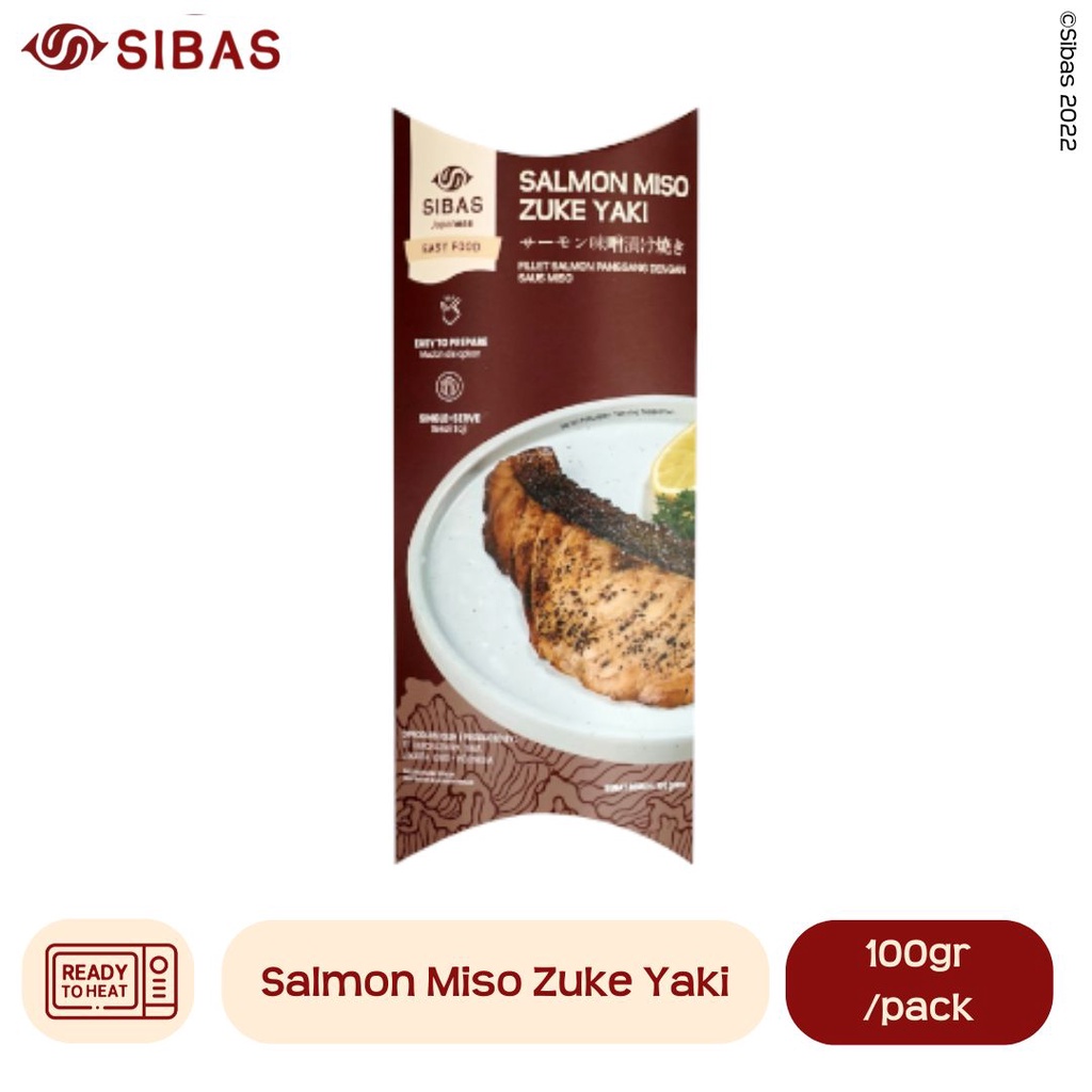 

Sibas RTH - Salmon Miso Zuke Yaki Ready To Heat / Salmon Panggang Saus Miso Siap Saji / Makanan Jepang