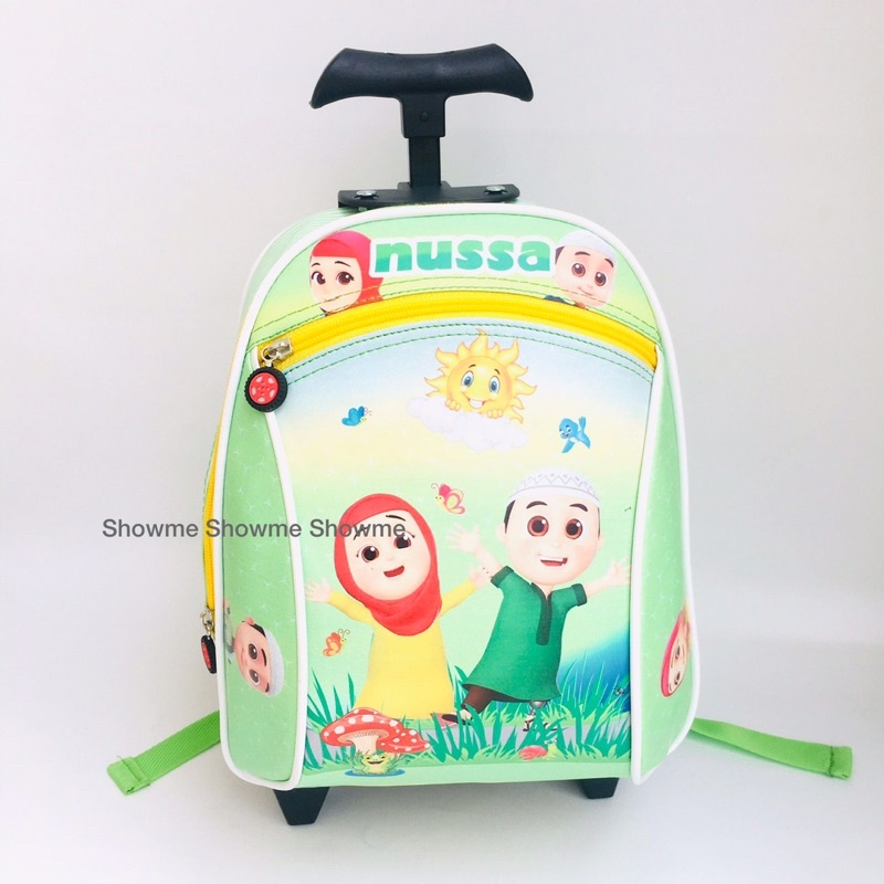 NUSSA RARA - SHOWME TROLI - TROLY DORONG TAS ANAK SEKOLAH PAUD - TK KARAKTER NUSSA RARA