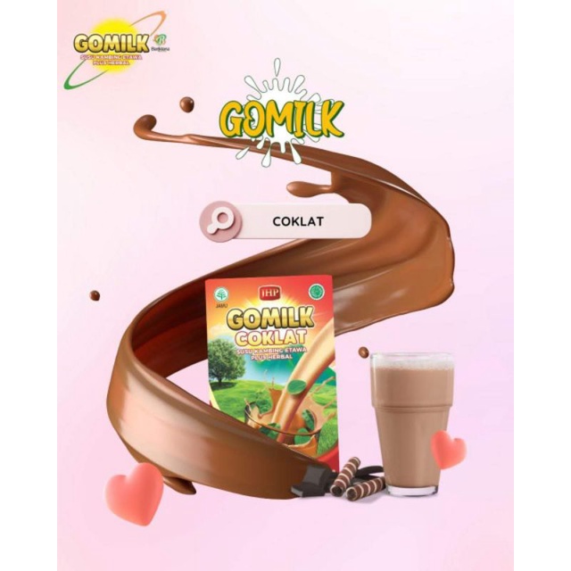 

GOMILK Susu Kambing Etawa plus Herbal Rasa Cokelat