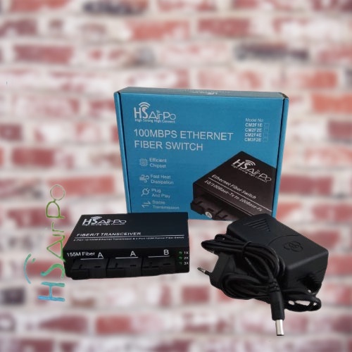 HSAIRPO CM3F2E MEDIA CONVERTER 3 FIBER 2 ETH HS AIRPO