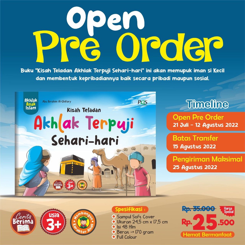 KISAH TELADAN AKHLAK TERPUJI SEHARI-HARI