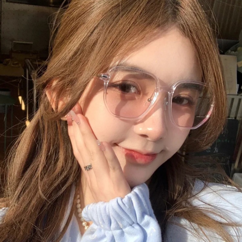 We Flower Kacamata Korea Polarized Photochromic Korea Untuk Wanita Pria Trendy Lensa Berubah Warna Eyeglasses Aesthetic Shades Outdoor Fashion Eyewear