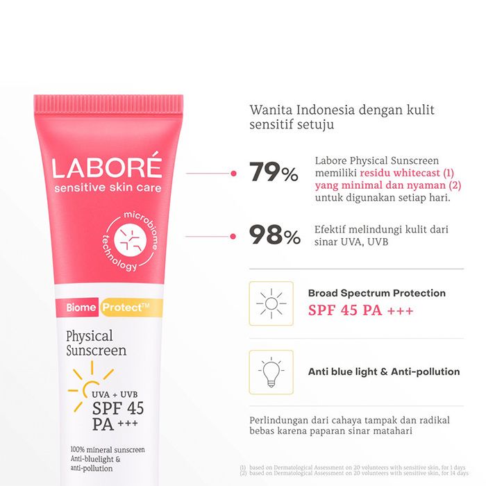 Labore Sensitive Skin Care Biomeprotect Physical Sunscreen | 30 ml