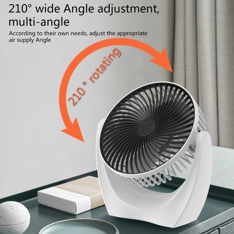 HNGCHOIGE Kipas Angin Meja Tabletop Mini Fan USB - HGE101