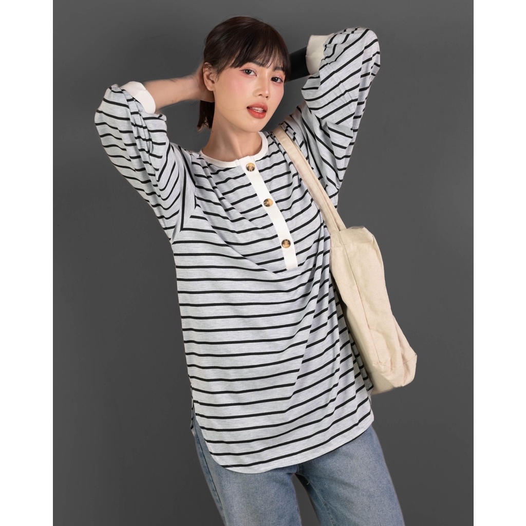 Myrubylicious GENEVIE STRIPE LONGSLEEVE KODE 4624