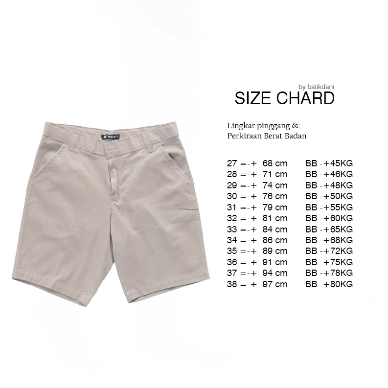 BARU!! CELANA CHINO CINO PENDEK PRIA DEWASA