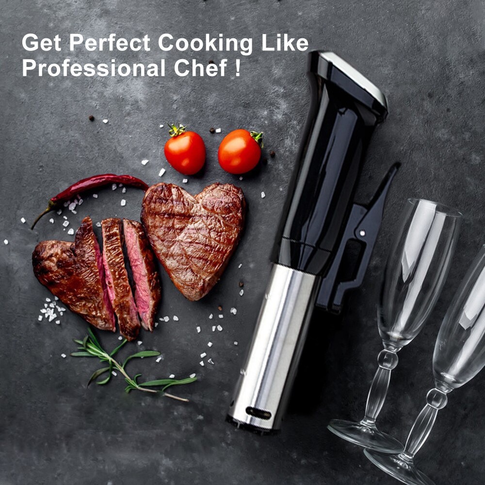 Biolomix Sous Vide Vacuum Slow Food Cooker 1200W - SV-8008 - Black - V9HX04BK