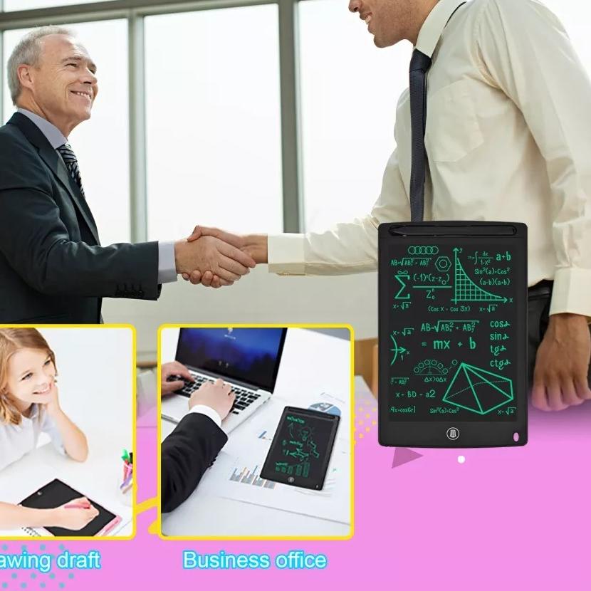 

Pasti Update LCD Writing Drawing Papan Tulis Gambar Notes Tablet 8.5" inch Praktis DE9++