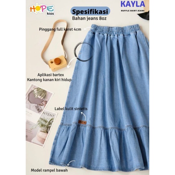Ruffle Skirt Panjang