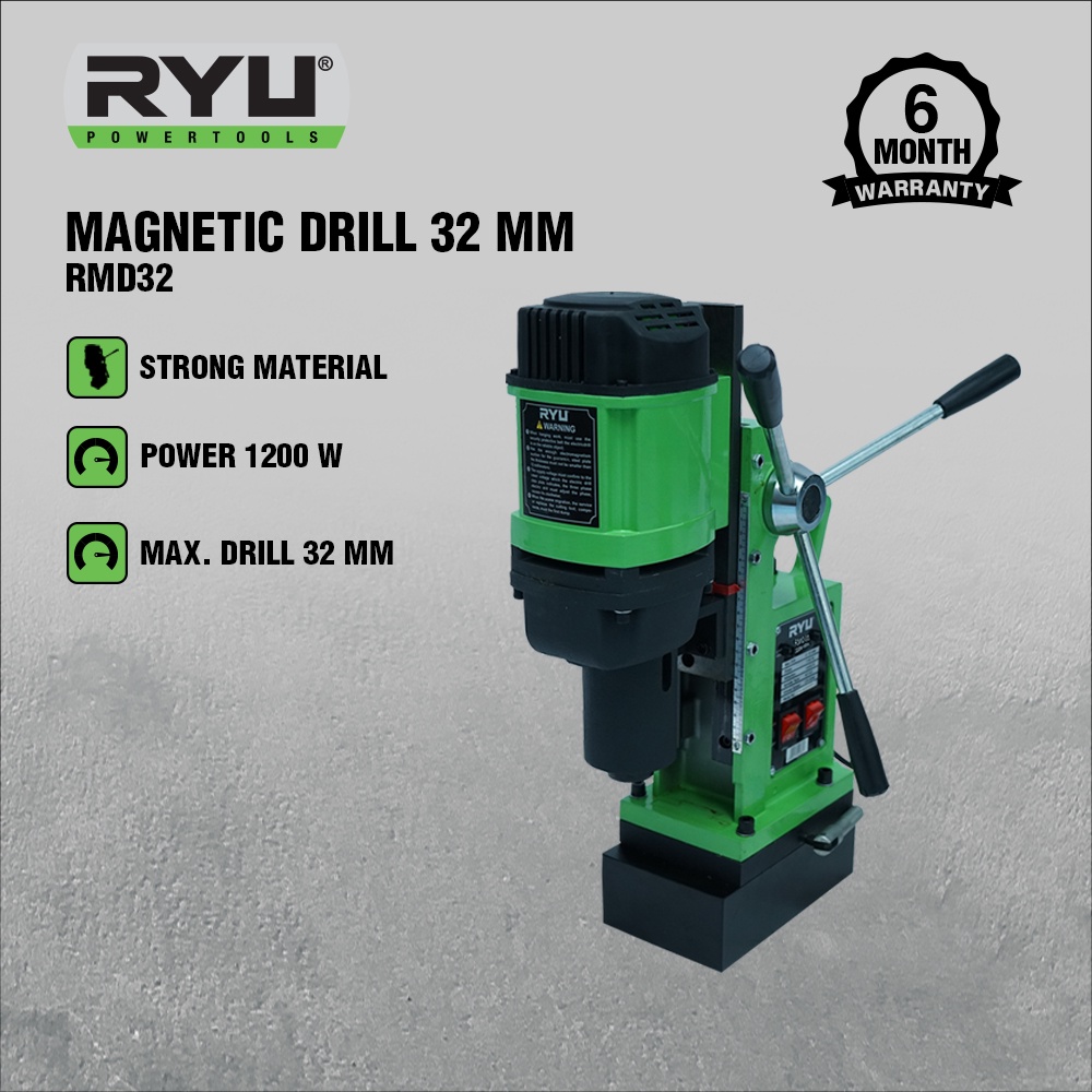 RYU Magnetic Drill 32 Mm - Mesin Bor Magnet