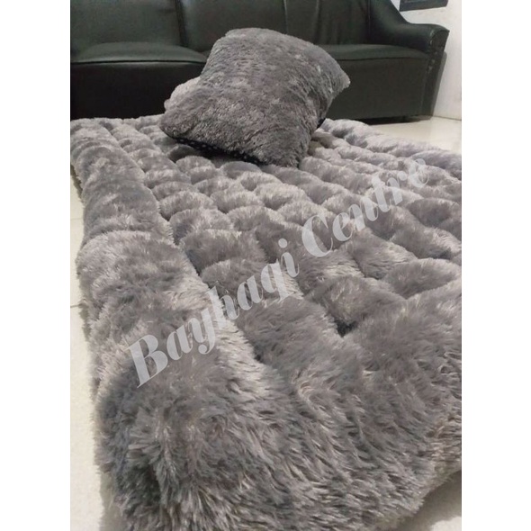 Kasur Bulu Gender TEBAL TERMURAH Jumbo / Kasur Bulu Polos / Kasur Lantai Santai / kasur bulu / kasur
