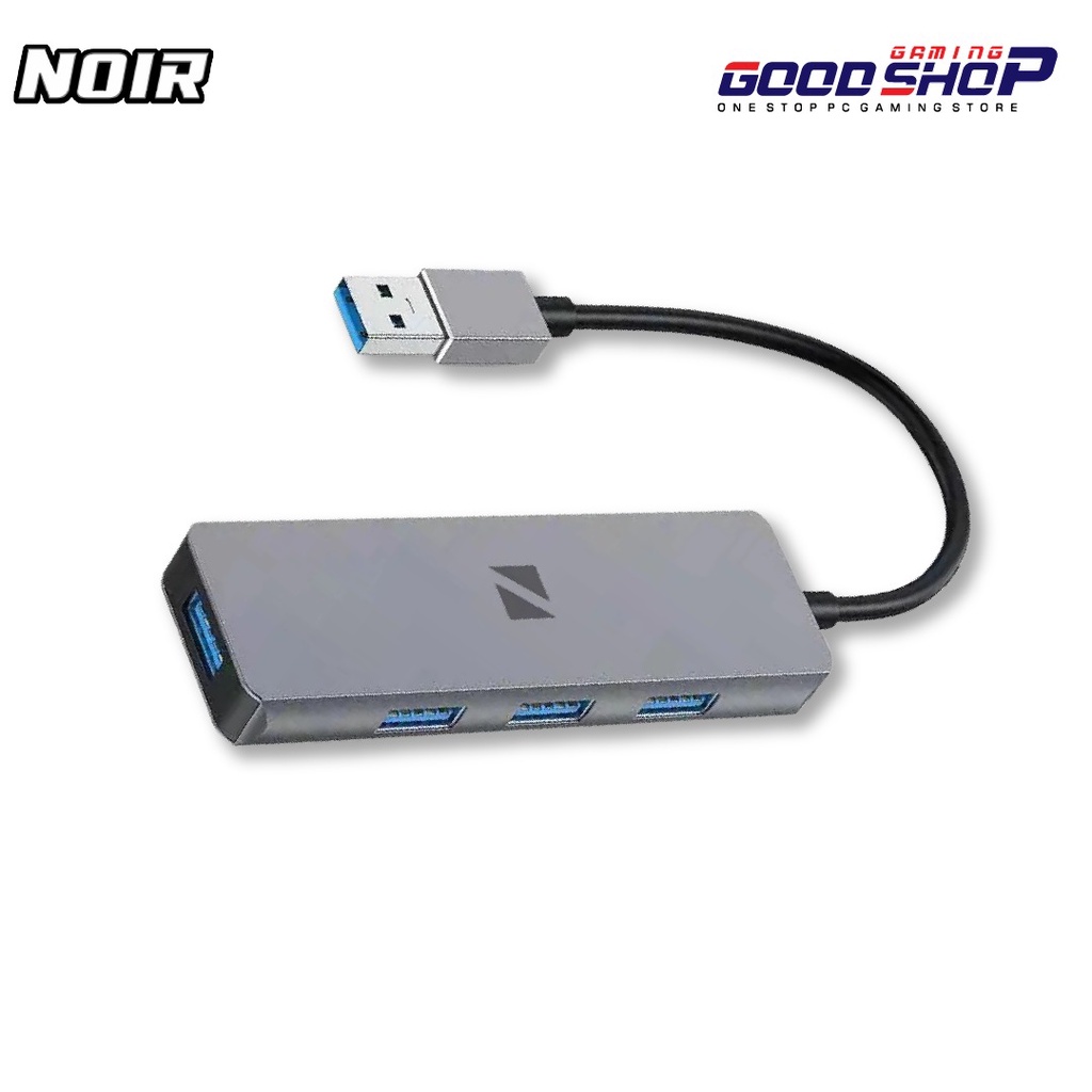 NOIR 4in1 USB 3.0 Hub 4 Port - NUHA24