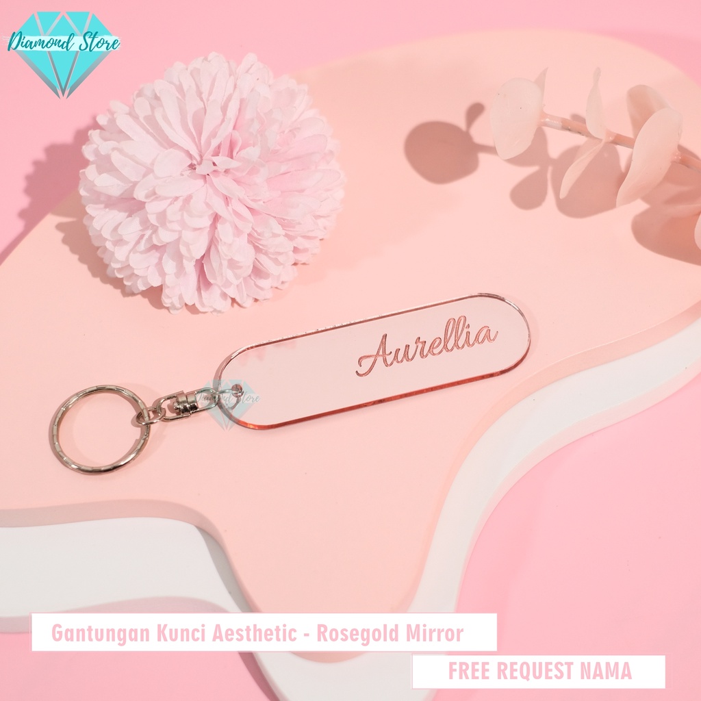 GANTUNGAN KUNCI CUSTOM NAMA / GANTUNGAN KUNCI AKRILIK / GANCI NAMA / GANTUNGAN KUNCI NAMA / REQUEST 