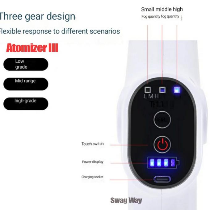 Alat fogging mobil atomizer III WIRELESS UV GUN sprayer disinfektan