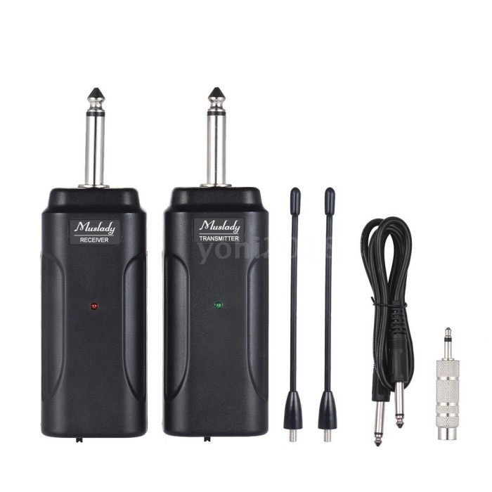 Launch Yohi2018 Transmitter Audio System Wireless Uhf Portable Dengan