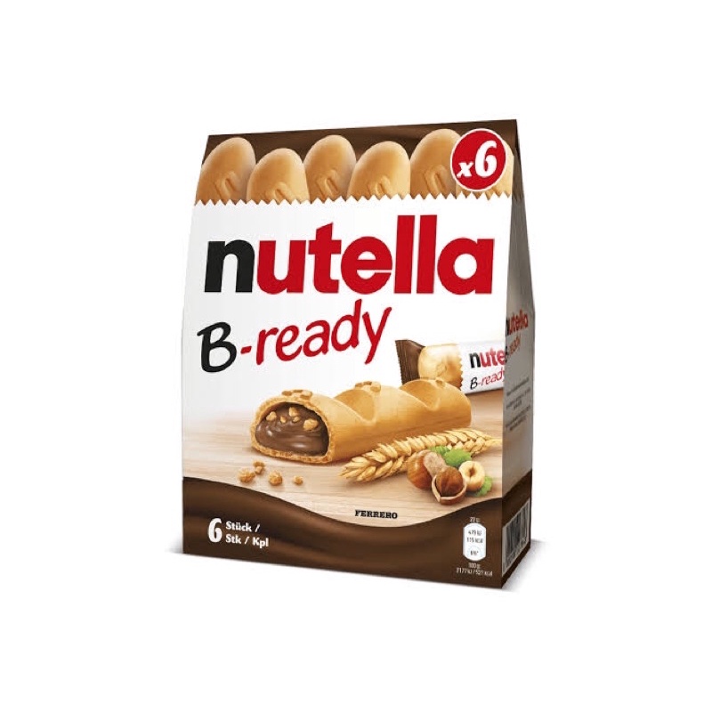 

BISKUIT COKLAT NUTELLA B-READY NUTELLA BREADY